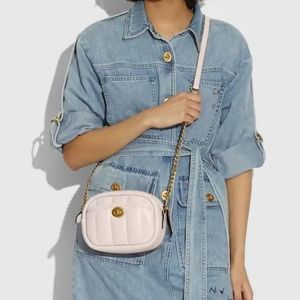 Coach Quilted Leather Camera Bag